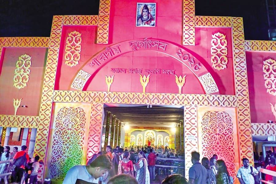 Durga Puja and the city's festival of light and life
