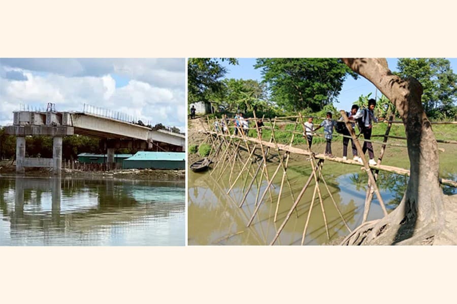 Hundreds of thousands suffer in Cox's Bazar, Sylhet due to slow progress in bridge construction projects