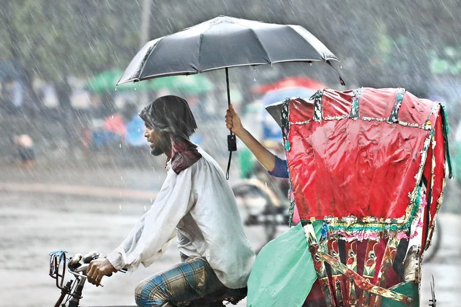 Rain or thundershowers likely in parts of Bangladesh