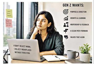 Gen Z does not reject work. It rejects workplaces without direction