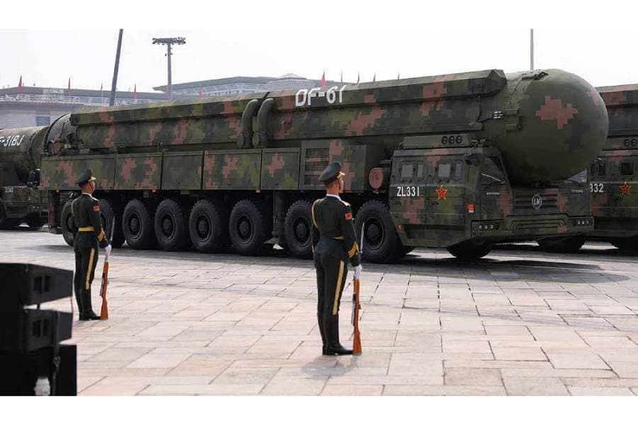 Pentagon chief sounds 'alarm' over China's buildup, urges allies to boost defence spend