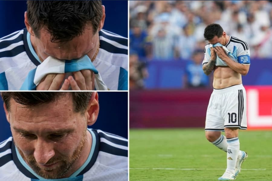 Messi breaks down after sensational goal