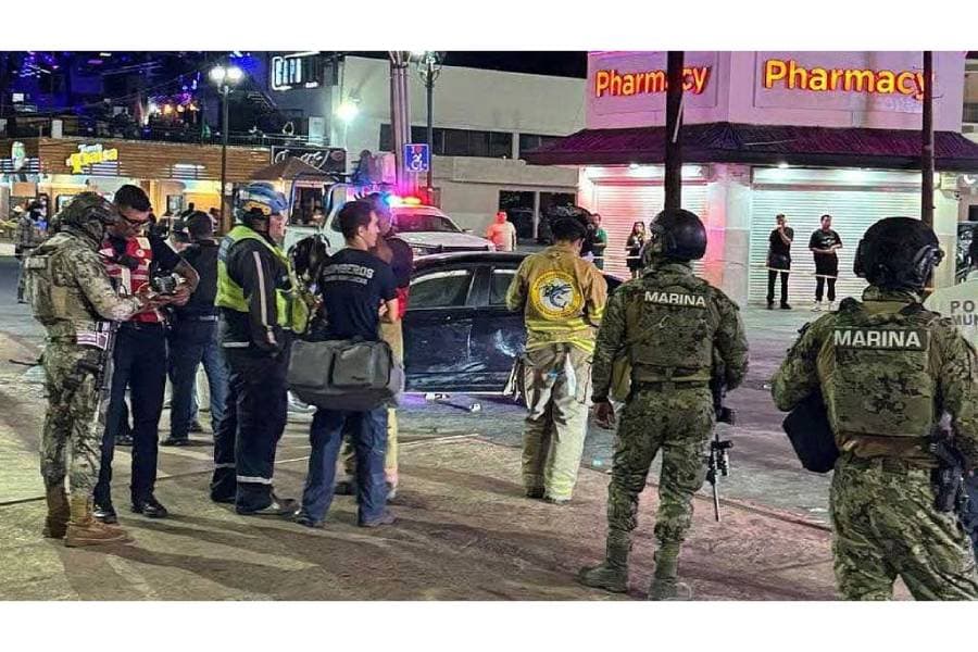 Car rams through crowd of Mexico football fans in Cabo San Lucas