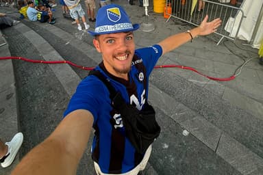 World Cup tickets were too expensive. He's traveling to seven countries instead