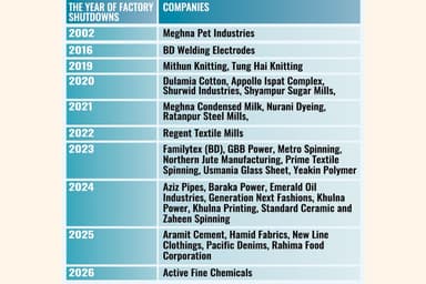 Closed factories, rising stocks: 33 listed firms no longer operational