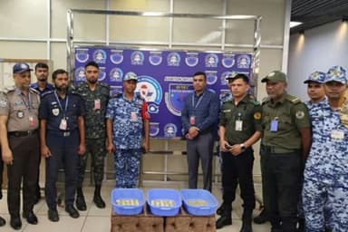 19kg of gold bars found on Biman flight at HSIA