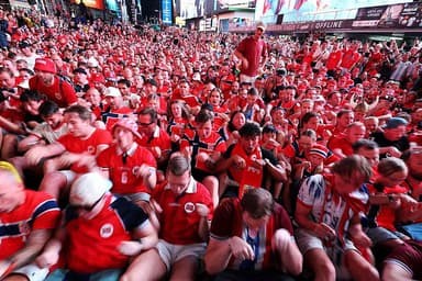 Viking enthusiasts hail spirit, if not technique, of Norway fans' "Viking row"