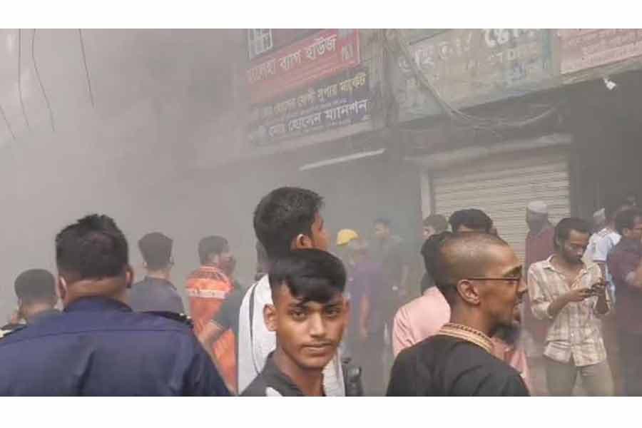 Fire at Chawkbazar market brought under control
