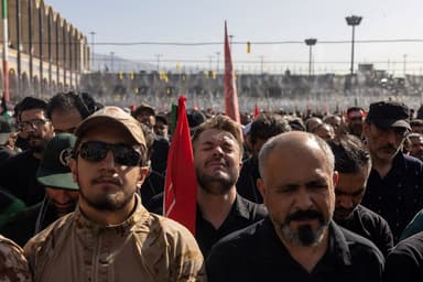 Three sons of Iran's slain leader Khamenei appear at funeral, not Mojtaba