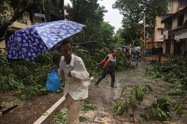 Six killed in India's Mumbai as rains wreak havoc, disrupt travel