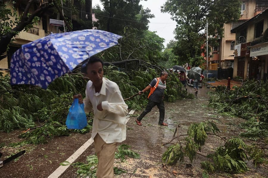 Six killed in India's Mumbai as rains wreak havoc, disrupt travel