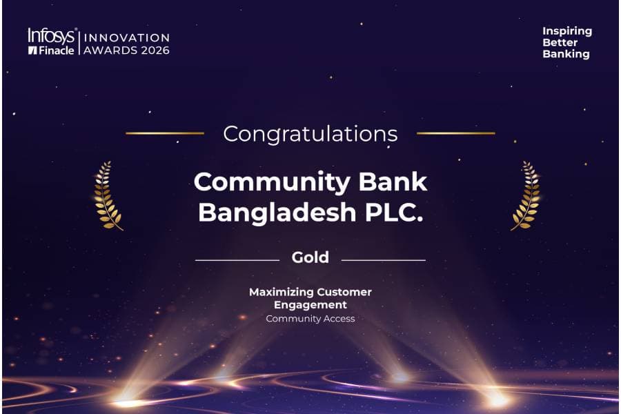 Community Bank wins Gold at Infosys Finacle Innovation Awards 2026
