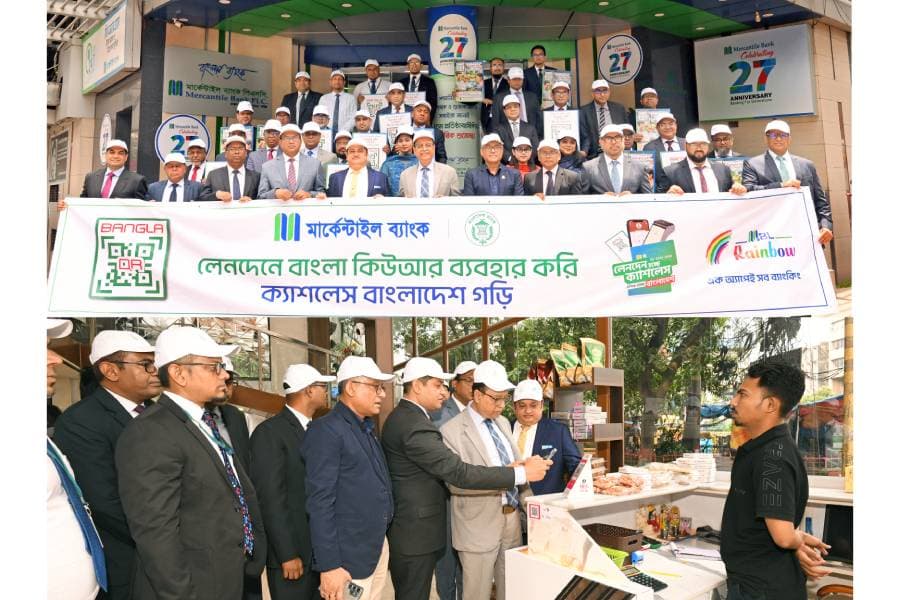 Mercantile Bank accelerates cashless drive with Bangla QR rally