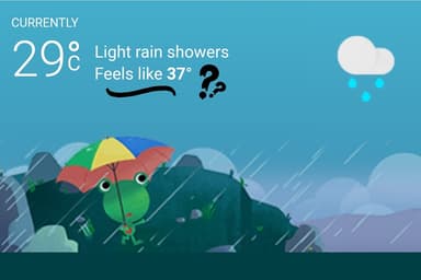What does it mean by 'feels like' temperature?